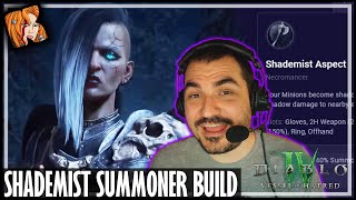 KRIPP’S SHADEMIST SUMMONER BUILD NEW Season 5  Diablo 4 [upl. by Ahen359]