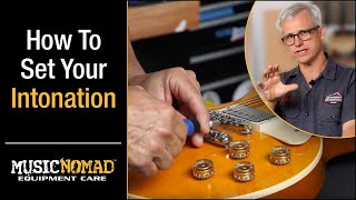 How to Set your Intonation on an Electric Guitar [upl. by Nevar]