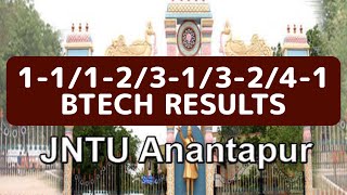 JNTUA 1112313241 BTECH RESULTS jntua [upl. by Huberty]