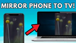 Screen Mirror Android Phone to TV for Free Connect your phone to TV [upl. by Tufts]