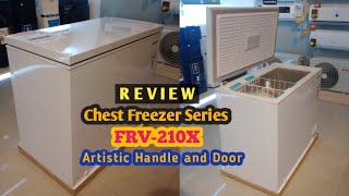 Review Chest Freezer Series FRV210X Fast Freezing Capacity review sharp freezer [upl. by Harrad]