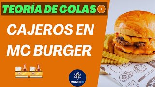 Teoría de Colas Número de Cajeros en Mc Burger [upl. by Cheri905]