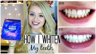 How I Whitened My Teeth  sophdoesnails [upl. by Ylhsa]