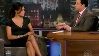 Voto Latino Rosario Dawson on Jimmey Kimmel Live [upl. by Ahsinert]