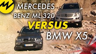 Mercedes Benz ML 320 vs BMW X5 [upl. by Ardnassac643]