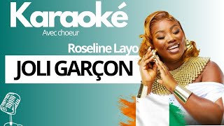 Karaoké Joli Garçon  Roseline Layo  Karaoke de Babi [upl. by Melliw]