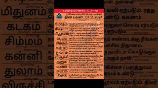 தின பலன் For personal prediction 8072577586 astrology youtubeshorts tamil [upl. by Alejandro]