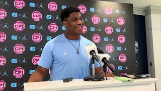 UNC Football QB Jacolby Criswell Pitt Week Interview [upl. by Marra]