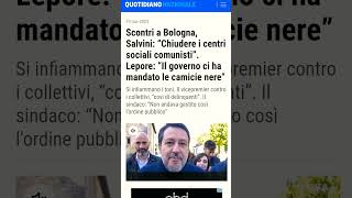 Sinistra senza ritegno frasedelgiorno notizie bologna matteosalvini lepore perte [upl. by Lemra]