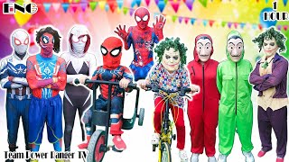 KID SPIDER MAN and JOKER chase a bike thief  SpiderMan Into The SpiderVerse 2024 131 [upl. by Marve112]