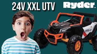 Ryder Toys XXL UTV Ride On Electric Kid Car Power Wheels Best Of 2023 [upl. by Zsa Zsa]