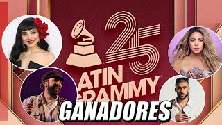 LATIN GRAMMY 2024 GANADORES  Lista Completa de Ganadores Latin Grammy 2024 [upl. by Eesdnil]