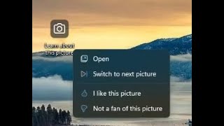 Remove learn about this picture icon  windows 1011 Windows Spotlight Desktop background icon [upl. by Zetnas]