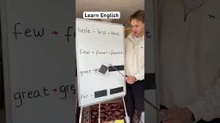 Comparatives and Superlatives englishlesson englishteacher learnenglish [upl. by Yahska]