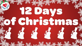 12 Days of Christmas with Lyrics 🎄 Christmas Songs and Carols [upl. by Ennaeus]