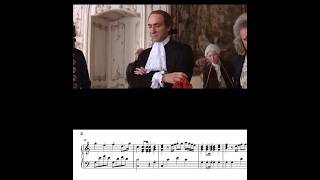 MOZART vs SALIERI transcription piano mozart classicalmusic [upl. by Gauntlett]