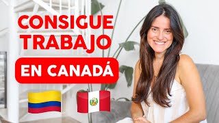 Conseguir la oferta de EMPLEO en CANADÁ [upl. by Pillihpnhoj]