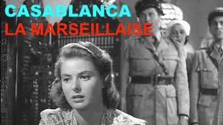 MusicCinema Casablanca Michael Curtiz La Marseillaise Extrait [upl. by Rombert]