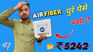 Jio Airfiber Installed  Problems with Jio Air Fiber 5G  My Experience amp Review  Buy Or Not [upl. by Klemm]