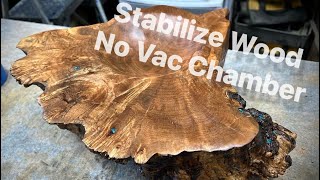 Stabilize wood no vacuum chamber [upl. by Alahcim]