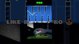 Geometry Dash Noob Vs Pro Vs Hacker Portals 💀💀 [upl. by Gypsie915]