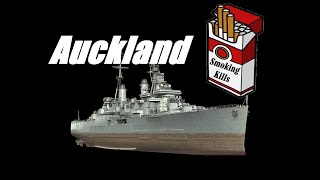 WOWS Auckland World of Warships worldofwarships wows premium replay [upl. by Hach344]