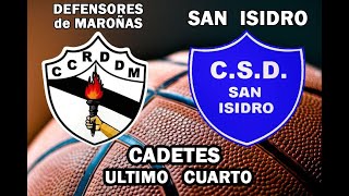 Defenesores de Maroñas vs San Isidro Ultimo Cuarto  Tiempo Extra [upl. by Guenna86]