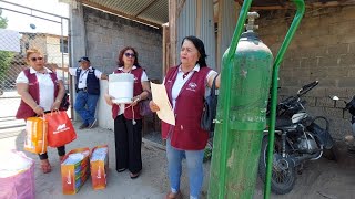 Manos Unidas dona productos para recién nacidos y balón de oxígeno al centro de salud de Morales [upl. by Eniaj]