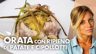 Orata con ripieno di patate e cipollotti al forno MARISA [upl. by Nobie]