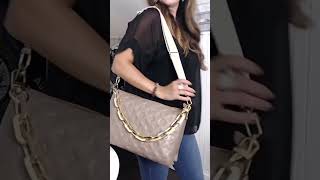 Check out the Louis Vuitton Coussin MM Taupe lv [upl. by Cassiani]