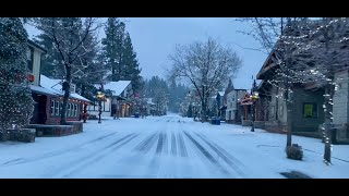 ❄️❄️SNOWING in Big Bear Lake CA Most we have seen so far this season More to come today❄️ 1324 [upl. by Hermione828]