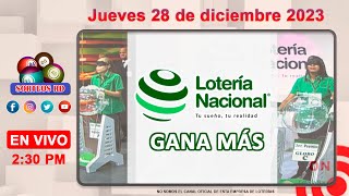 Lotería Nacional Gana Más en VIVO │Jueves 28 de diciembre 2023 [upl. by Lawley446]