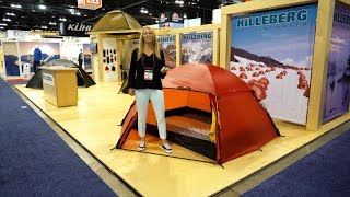 Hilleberg new product report from Outdoor Retailer 2018 [upl. by Aicercul783]