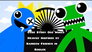 Cube Story Odd World Geometry Dash Animation [upl. by Bohman227]