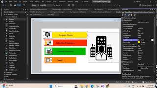 Dashboard Of The Employee Management Project Software  Cnet Project  Windows application Part1 [upl. by Mariele]