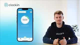 1 Zeiterfassung mit der clockin App – Für Mitarbeiter  TOUR DURCH DIE APP [upl. by Akemrehs688]