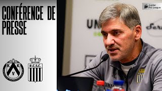 La conférence de presse avant KV Courtrai  Sporting de Charleroi [upl. by Daryle]