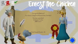 OSRS Ernest The Chicken quest guide  Ironman Approved [upl. by Nonad535]