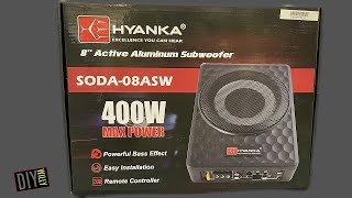 HYANKA 8Inch 400W Powered Subwoofer Install [upl. by Millicent]