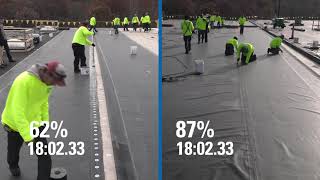 JMs EPDM R Fit MF side by side Efficiency Comparison [upl. by Asilahs]