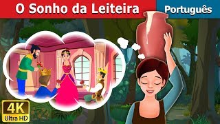 O Sonho da Leiteira  Milkmaids Dream in Portuguese Portuguese Fairy Tales [upl. by Amat]