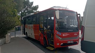 Les Bus de La Marcouline Otokar Navigo U €6  Ligne M1B destination Bregadan [upl. by Winona]