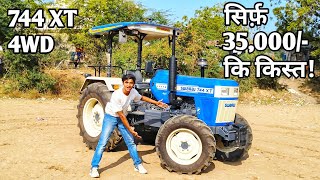 Swaraj 744 xt 4X4 tractor  2024  स्वराज का बड़ा tractor  52 hp  full review [upl. by Tlihcox177]