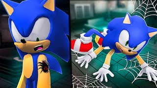 SONIC VIROU UMA ARANHA NO ROBLOX [upl. by Pylle125]