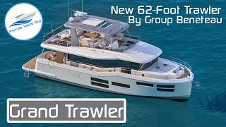 NEW 62Foot Grand Trawler by Group Beneteau  LongDistance Cruiser [upl. by Annoynek]