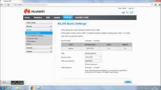 How to Change wifi networks names and passwords Huawei E8231 Data Card [upl. by Outlaw76]