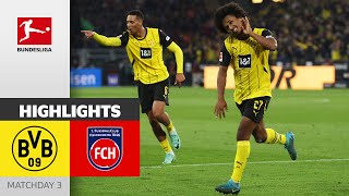 Dortmund Ranks 1  Borussia Dortmund  1 FC Heidenheim 1846 42  Highlights  MD 3 – 202425 [upl. by Akire]