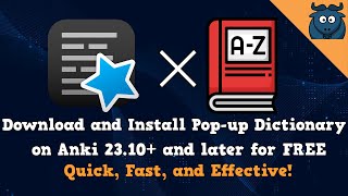 Install Popup Dictionary on Anki 2310 for FREE [upl. by Ettennaej26]