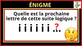 🤔 Quelle est la prochaine lettre de cette suite logique [upl. by Chelton]