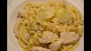 Spaghettis poulet artichauts au cookeo [upl. by Etti612]